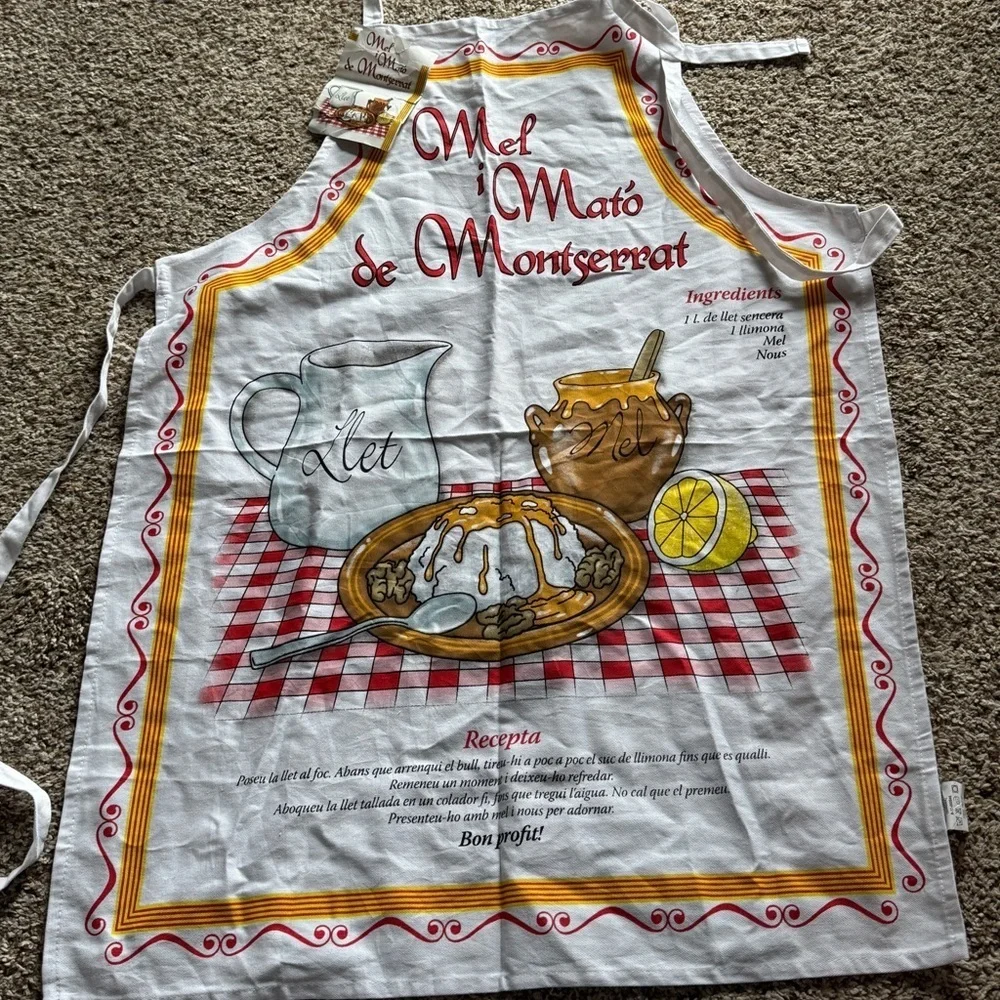 Mel i Mató de‎ Montserrat Vintage apron